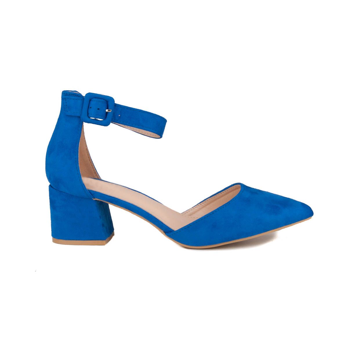 Montevita Block Heel Sandal in Blue