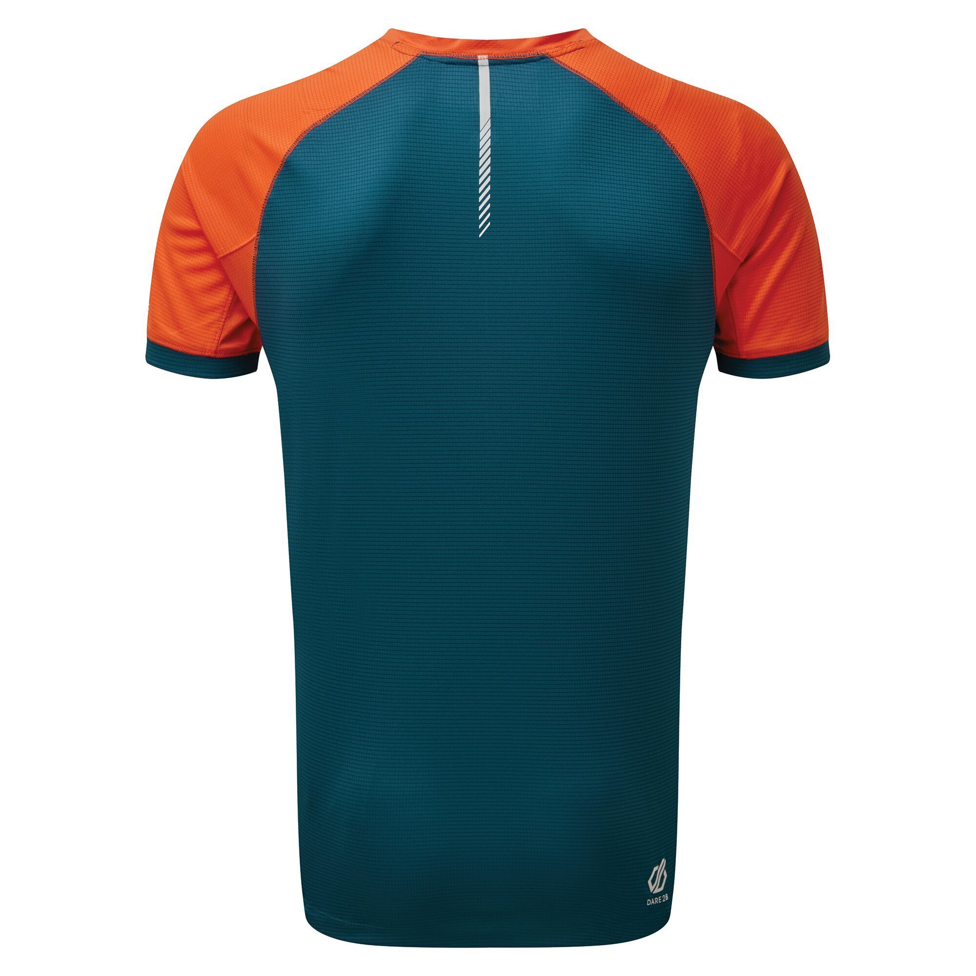 Material: 100% Polyester (Q-Wic Plus lightweight polyester fabric). Lightweight and breathable cycle jersey with airflow mesh. Built-in anti-bacterial odour control. 1/2 length centre front venting zip with auto-lock slider and inner zip guard. 1 security pocket with invisible zip. Reflective Dare 2B logo print detail.