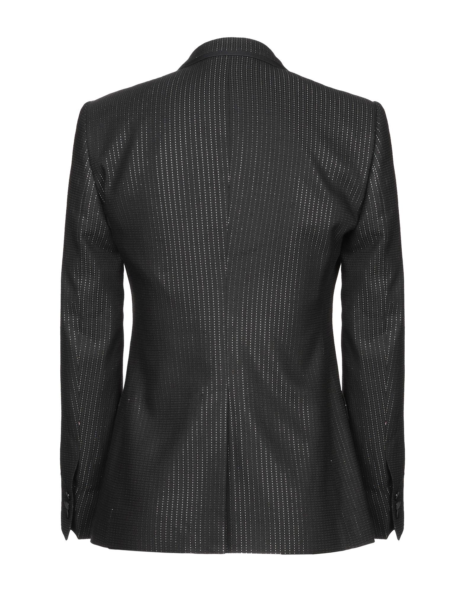 plain weave, no appliqués, solid colour, multipockets, single chest pocket, three internal pockets, button closing, lapel collar, single-breasted , long sleeves, fully lined, back split