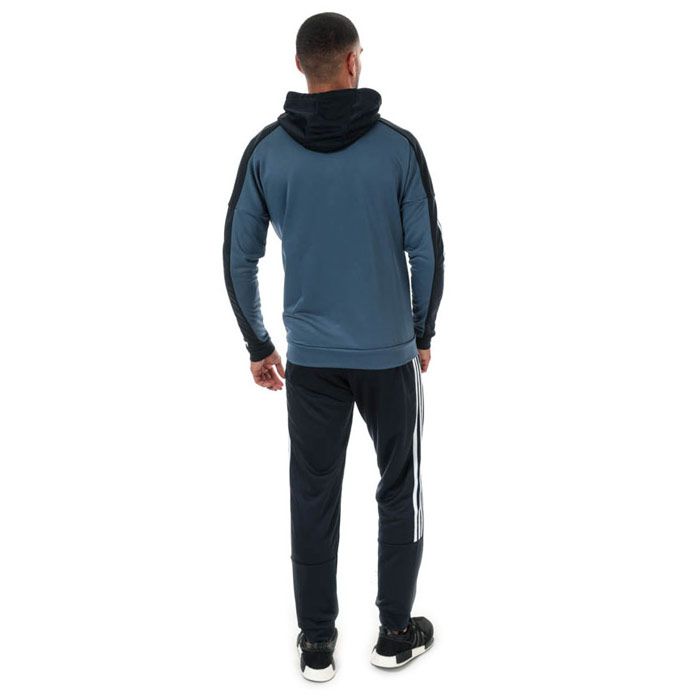 Mens adidas Game Time Tracksuit in tech ink.<BR><BR>Hoody:<BR>- Drawcord-adjustable hood.<BR>- Full zip fastening.<BR>- Long sleeves with applied 3-Stripes.<BR>- Side welt pockets.<BR>- adidas Badge Of Sport logo printed at left chest.<BR>- Regular fit.<BR>- Main material: 100% Polyester.  Machine washable.<BR><BR>Pants:<BR>- Elasticated waist with inner drawcord.<BR>- Side welt pockets.<BR>- Ribbed cuffed hems.<BR>- Applied 3-Stripes to sides.<BR>- adidas Badge Of Sport logo printed at left hip.<BR>- Slim fit.<BR>- Main material: 100% Polyester.  Machine washable.<BR>- Ref: EB7652<BR><BR>Please note this style is sold as a set.  Returns will only be accepted if both items are returned together.