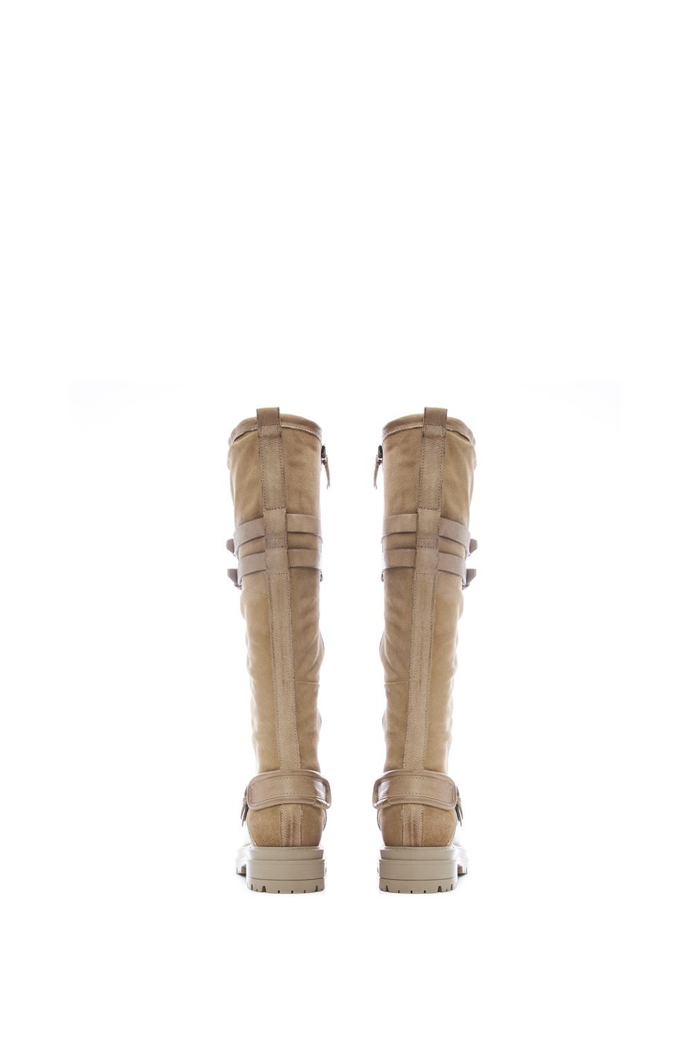nubuck knee high boots