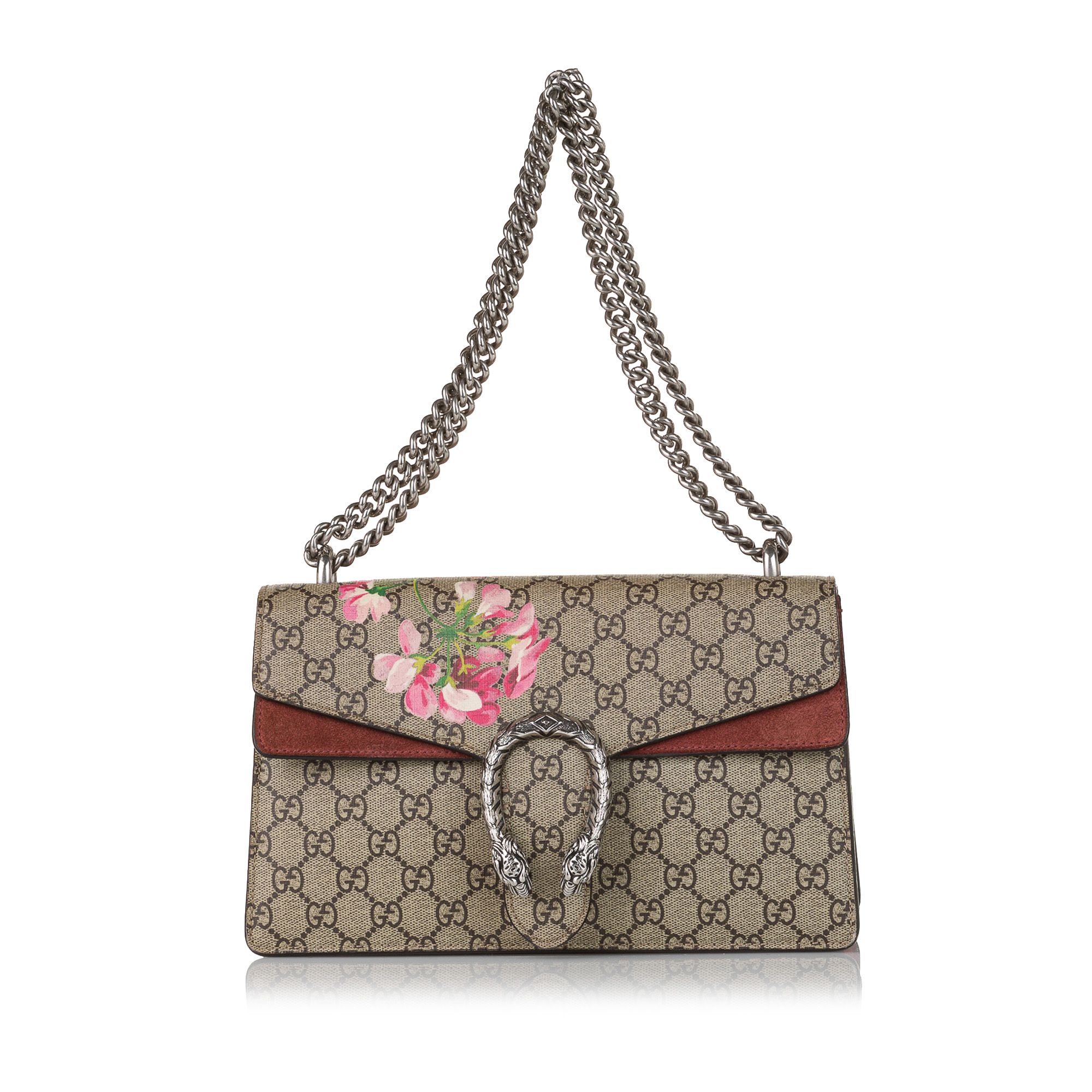 gucci dionysus blooms print shoulder bag