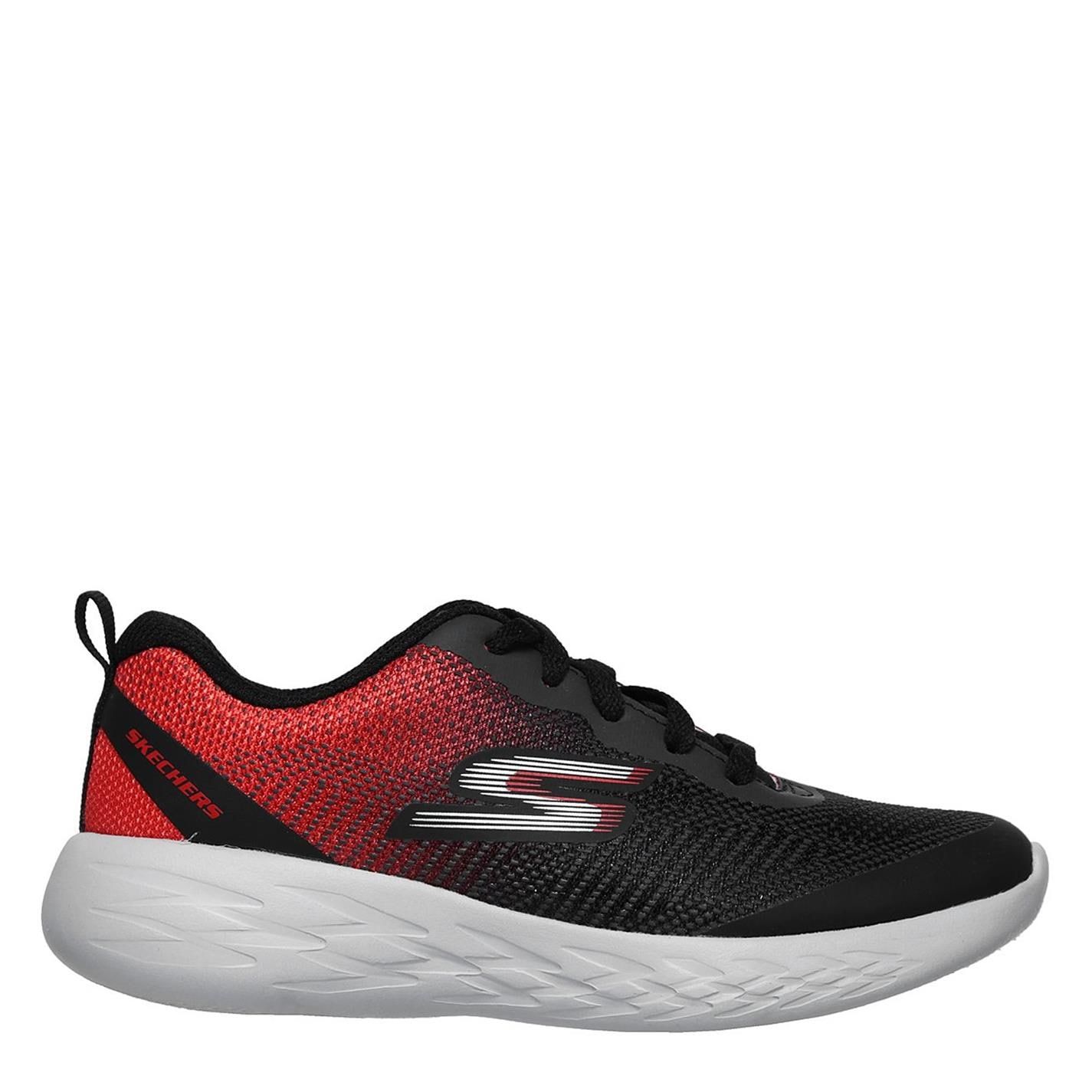 Skechers GoRun 600 Junior Trainers - The Skechers GoRun 600 Trainers have been crafted with a knit mesh fabric upper featuring synthetic overlays for added stability.