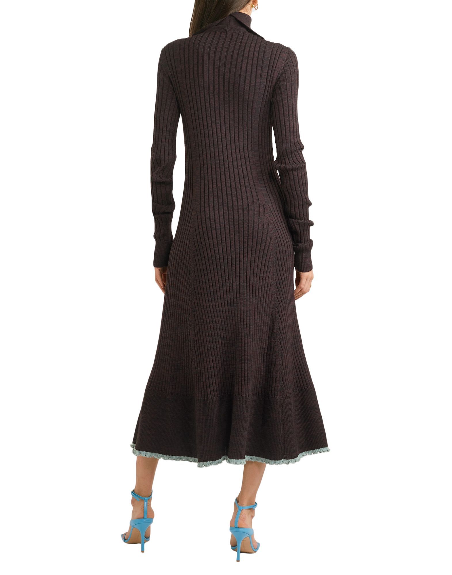 knitted, mélange, no appliqués, two-tone, lightweight knit, turtleneck, long sleeves, no pockets, unlined, large sized