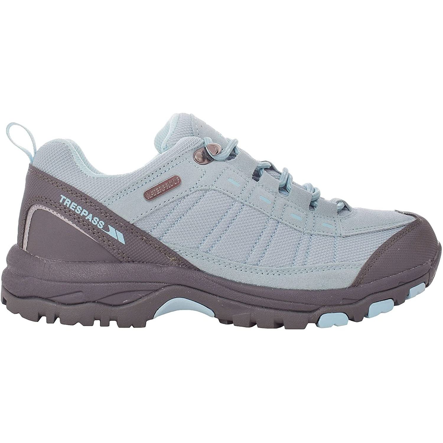 Trespass Womens/Ladies Scree Lace Up Technical Walking Shoes (Sea Blue)