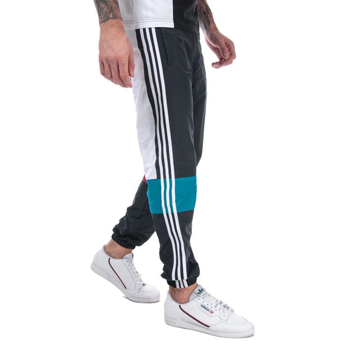 Men's adidas Originals Asymm Track Pants in Charcoal