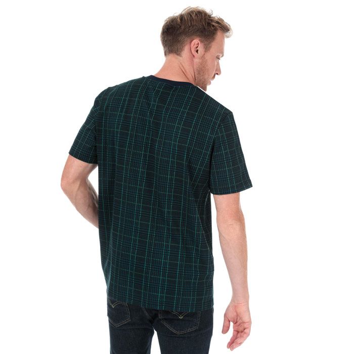 Mens adidas Originals Tartan T-Shirt in multicolour - collegiate navy.<BR><BR>- Ribbed crew neck.<BR>- Short sleeves.<BR>- Allover tartan print.<BR>- Applied 3-Stripes at shoulders and sleeves.<BR>- Flock print Trefoil logo at left chest.<BR>- Regular fit.<BR>- 100% Cotton.  Machine washable.<BR>- Ref: ED7034