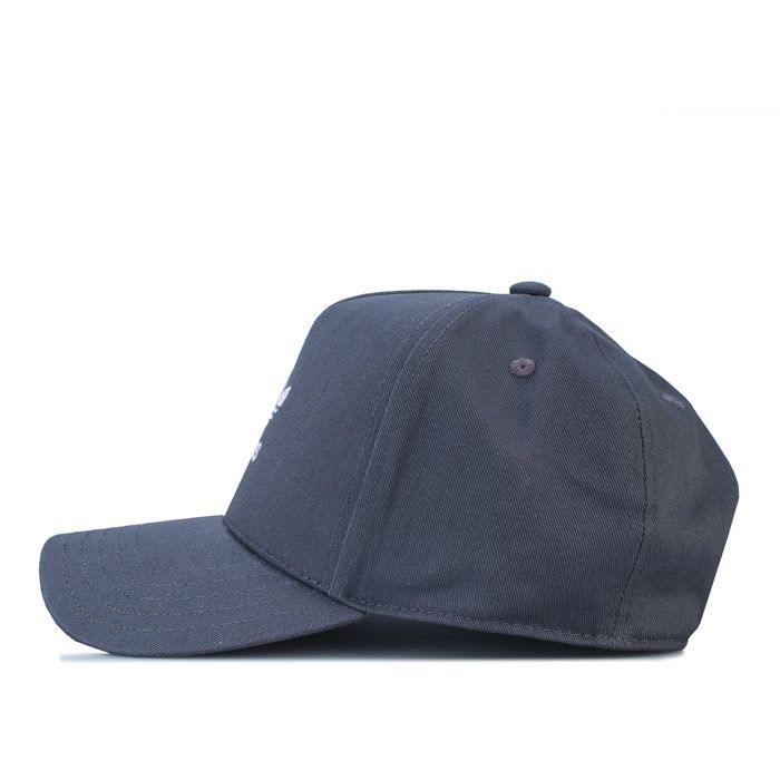Mens adidas Originals Adicolor Trucker Cap  Grey.<BR><BR>- Made with durable cotton for a comfy wear.<BR>- Adjustable snap back closure for a custom fit. <BR>- Finished with a curved peak. <BR>- Embroidered white Trefoil to the front. <BR>- 100% cotton. Machine washable. <BR>- Ref: ED8705
