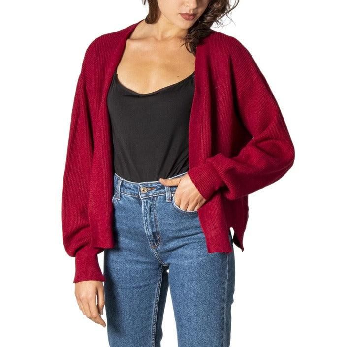 Brand: Sandro Ferrone
Gender: Women
Type: Cardigan
Season: Fall/Winter

PRODUCT DETAIL
• Color: red

COMPOSITION AND MATERIAL
• Composition: -16% nylon -28% polyester -56% viscose 
•  Washing: machine wash at 30°