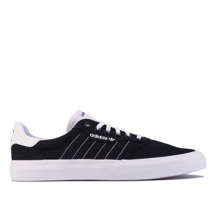 Men's adidas Originals 3MC Vulc Trainers in Black