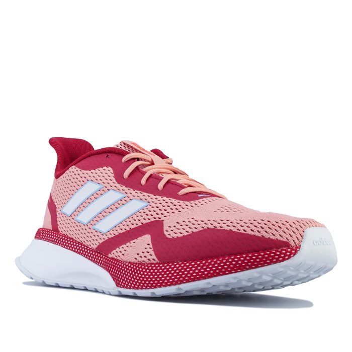 adidas adidas Revenergy Boost Mesh Womens Running Trainers / Shoes - Pink at galaxysports.co.uk