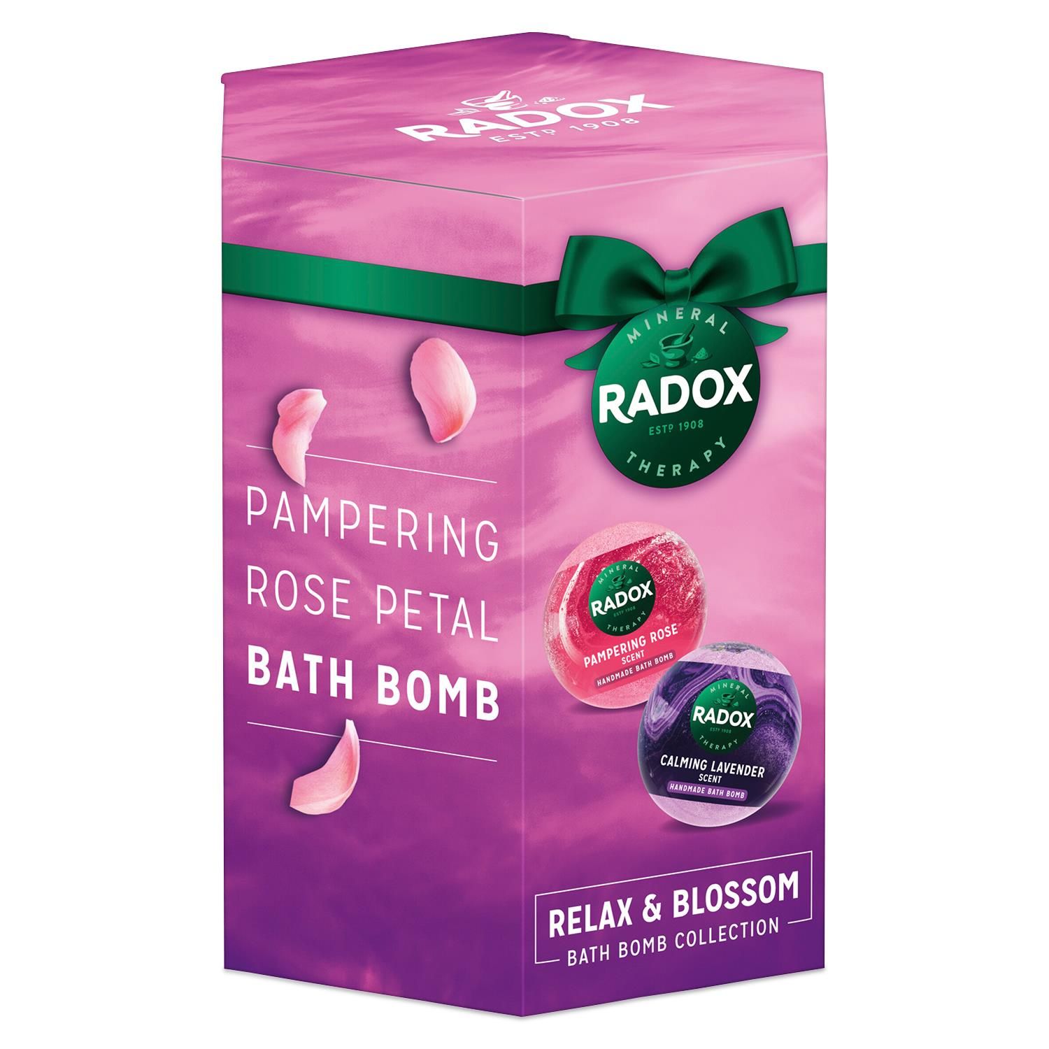 Radox Relax & Blossom Bath Bomb Collection Gift Set For Her Lavender