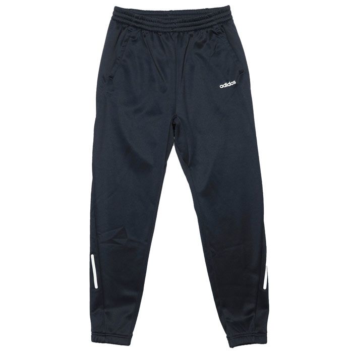 Infant Boys adidas Gear Up Climawarm Track Pants in legend ink.<BR><BR>- climawarm™ keeps you dry and insulates your body from the cold.<BR>- Elasticated waistband with inner drawcord.<BR>- Side welt pockets.<BR>- Elasticated cuffs.<BR>- adidas linear logo at left hip.<BR>- Main material: 100% Polyester.  Machine washable.<BR>- Ref: EI7912