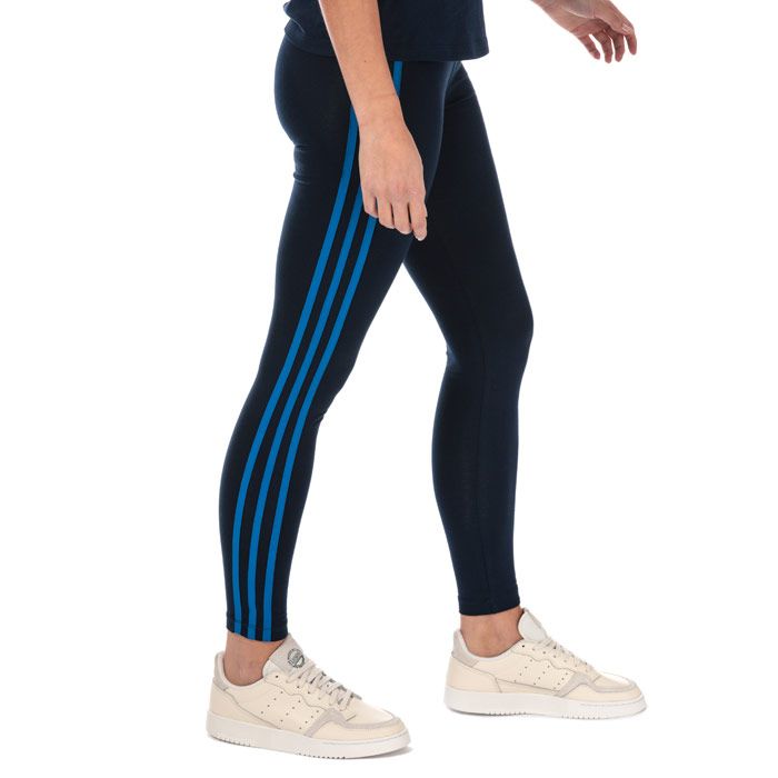 Women's adidas Originals 3-Stripes Leggings in Navy