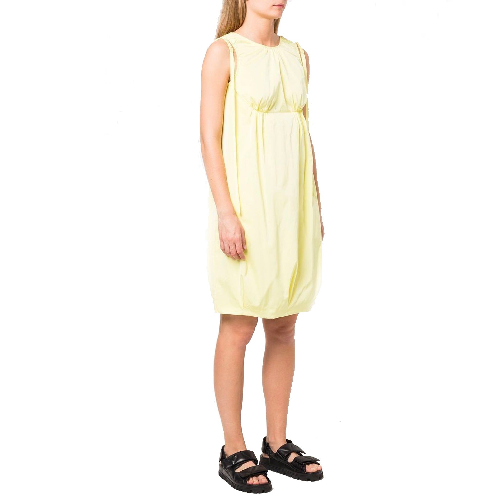 Max Mara Sportmax layered pink mesh and floral print cotton camisole dress