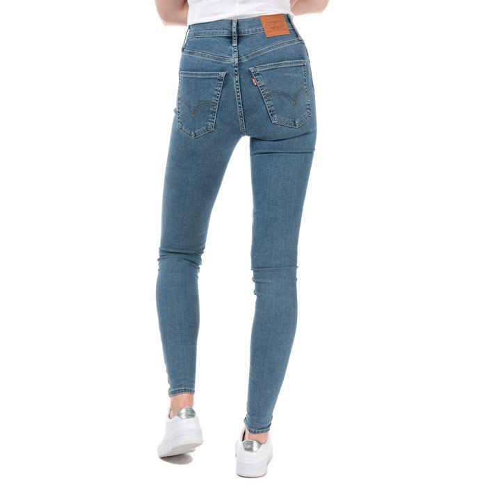 Levi's Women's Mile High Ankle Super Skinny Jeans in denim.- Levi's branded waist patch.- Extra High Rise.- Slim through hip and thigh.- Iconic Levi's tab to the rear pocket.- Zip and button fastening.- Three front pockets.- Two rear pockets.- Main: 85% cotton  9% polyester  6% elastane. Machine washable.- 227910089