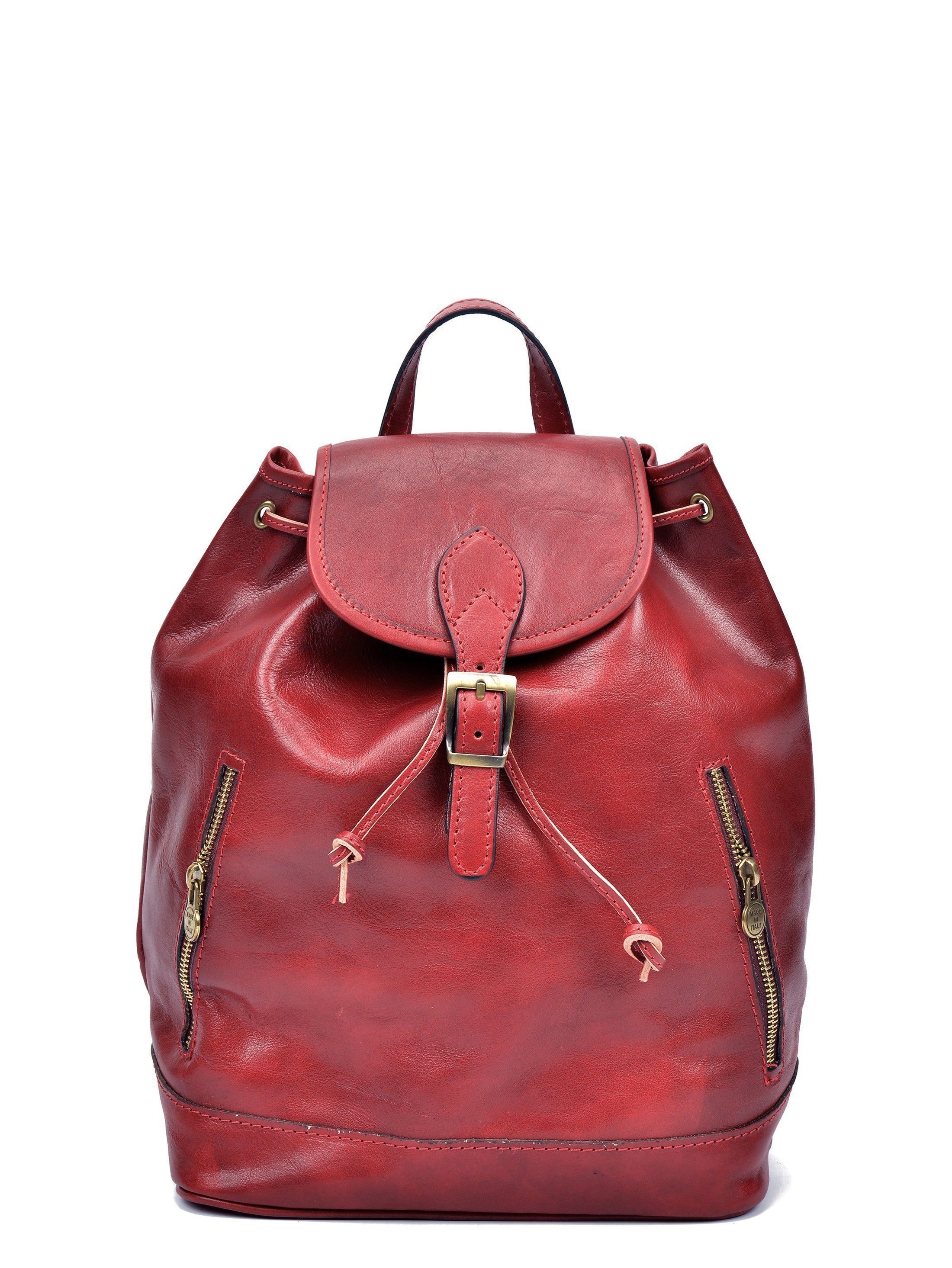 Backpack
Flap over with buckle closure
Drawstrings closure
Interior zip pocket
Adjustable shoulder straps
Composition: 100% cow leather
Brand metal plate
Dimensions (M): 32x36x14cm