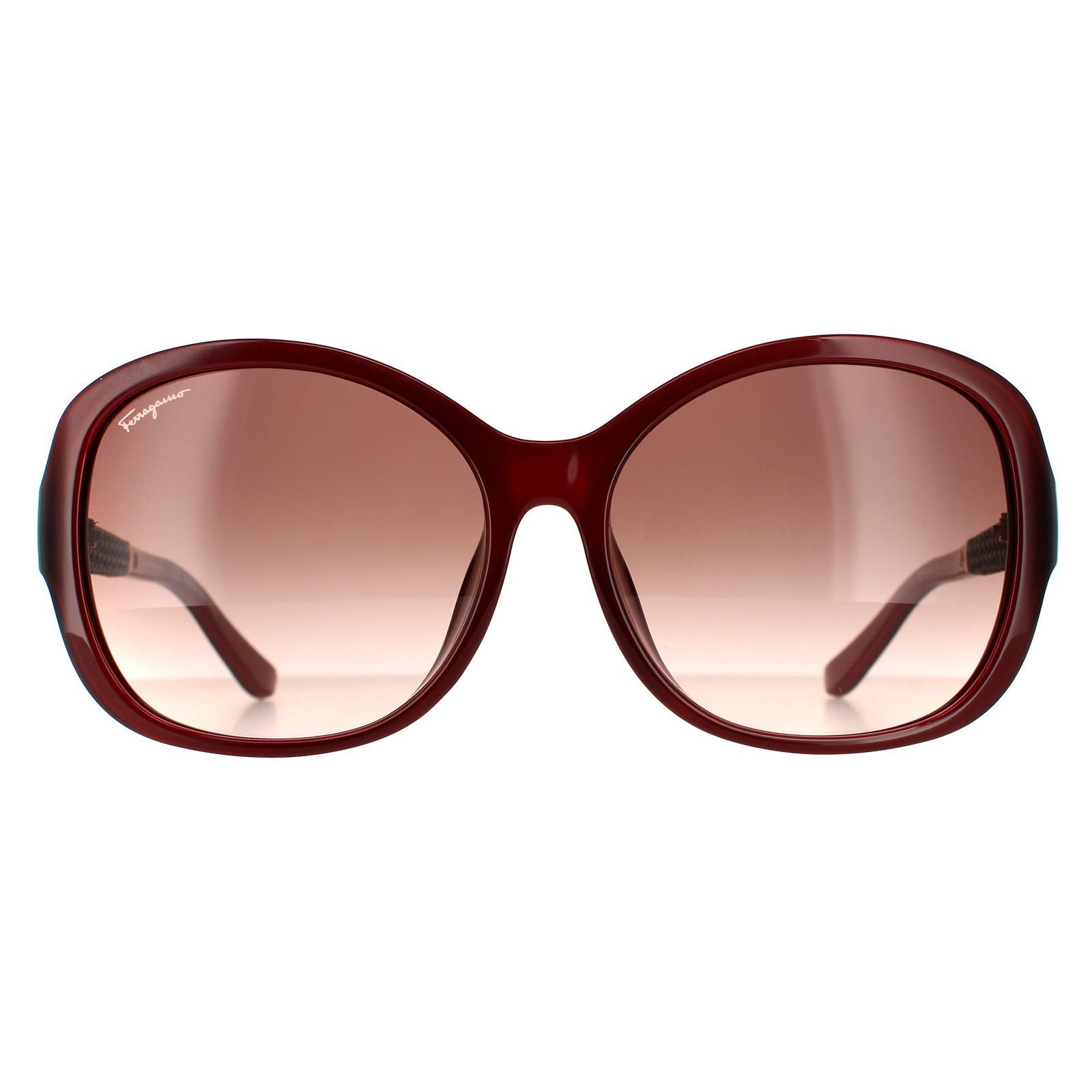 ferragamo red sunglasses