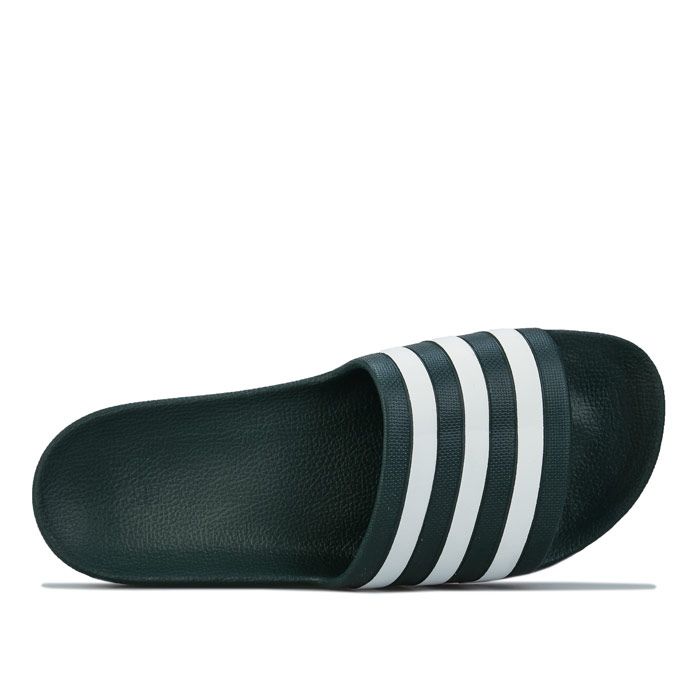 Men's adidas Adilette Aqua Slide Sandals in Green