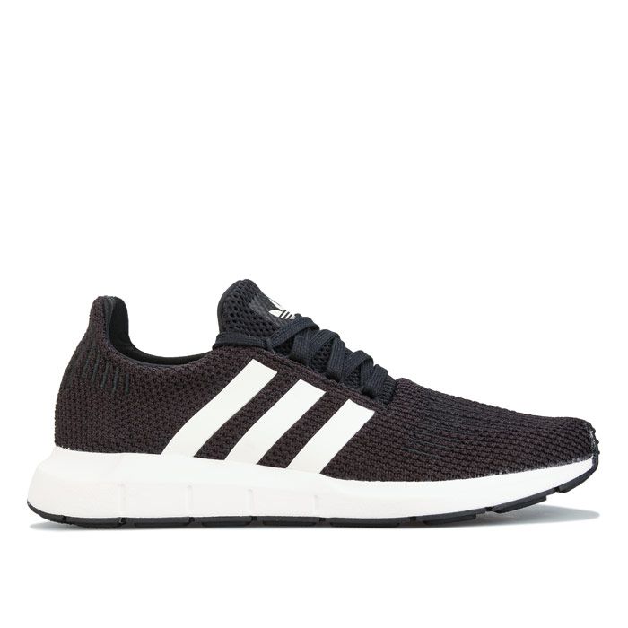 Women's adidas Originals Swift Run Trainers in Black-White