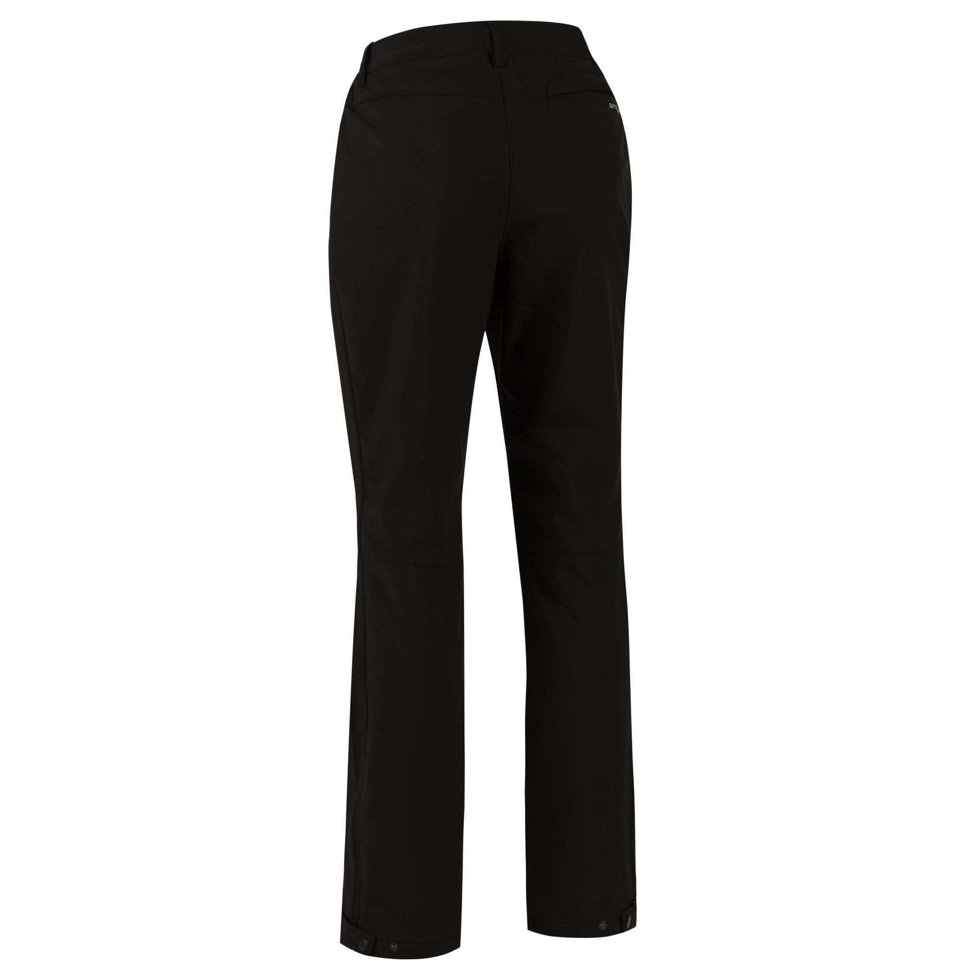 The womens Geo Softshell XPT II Trousers use a breathable, wind resistant membrane with a DWR (Durable Water Repellent) finish for maximum comfort on demanding days. They stave off showers and gales and keep you warm while allowing superb mobility. Packed with handy pockets and part elastic at the waist for comfort as you move, they have proven to be a best-selling performance trousers year-on-year. Leg length - 33ins. Regatta Womens sizing (waist approx): 6 (23in/58cm), 8 (25in/63cm), 10 (27in/68cm), 12 (29in/74cm), 14 (31in/79cm), 16 (33in/84cm), 18 (36in/91cm), 20 (38in/96cm), 22 (41in/104cm), 24 (43in/109cm), 26 (45in/114cm), 28 (47in/119cm), 30 (49in/124cm), 32 (51in/129cm), 34 (53in/135cm), 36 (55in/140cm). 15% Elastane, 85% Polyamide.