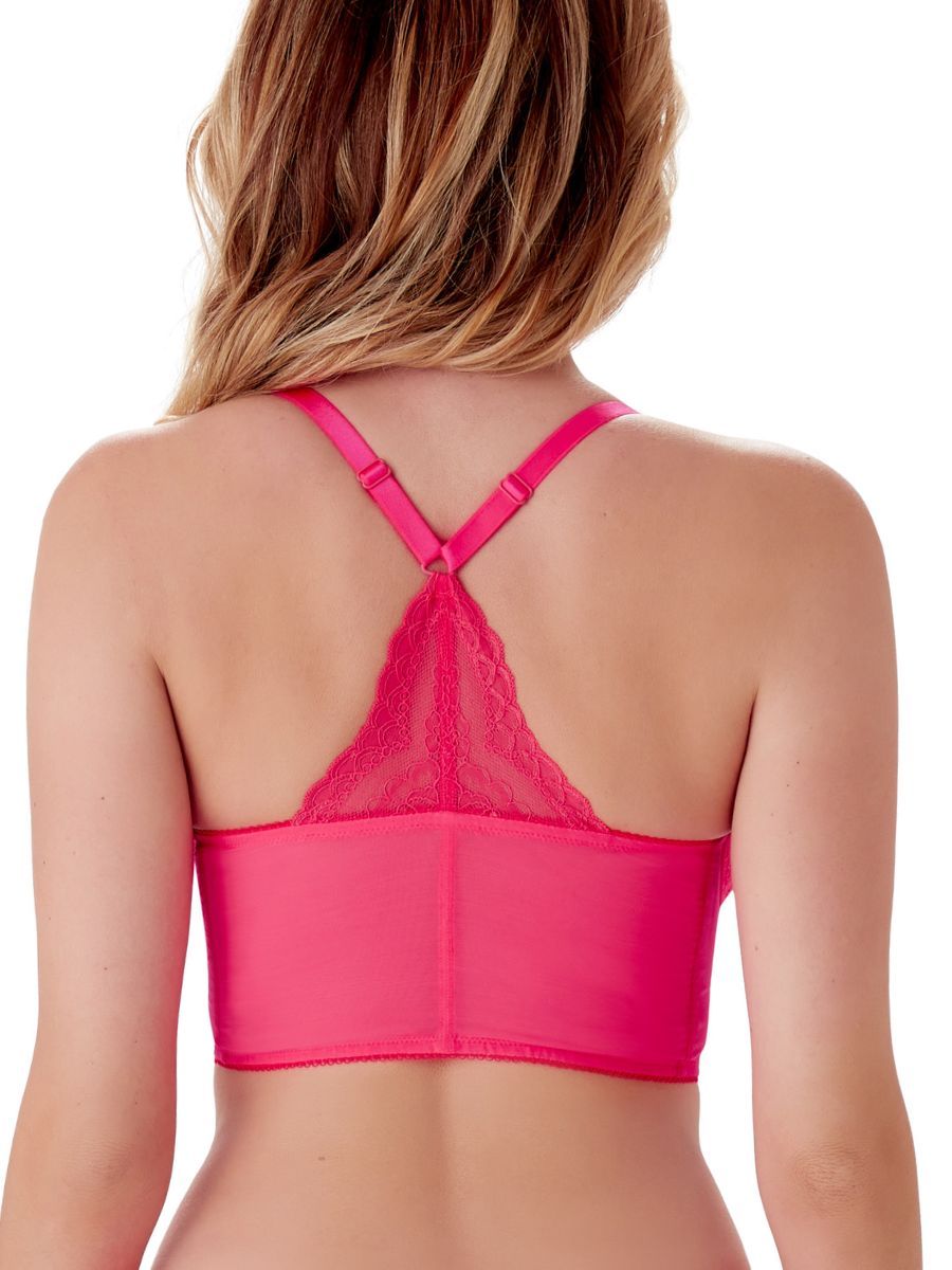 Gossard Superboost Lace Deep V-Neck Bralette. With microfibre strapping/elastic and stretch lace. Product is hand wash only.