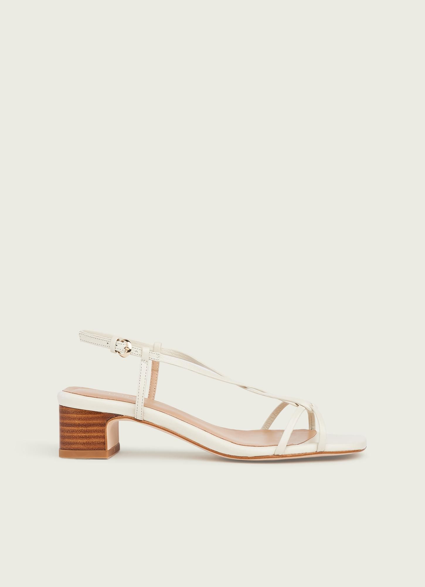 LK Bennett Sabrina Casual Sandals, White