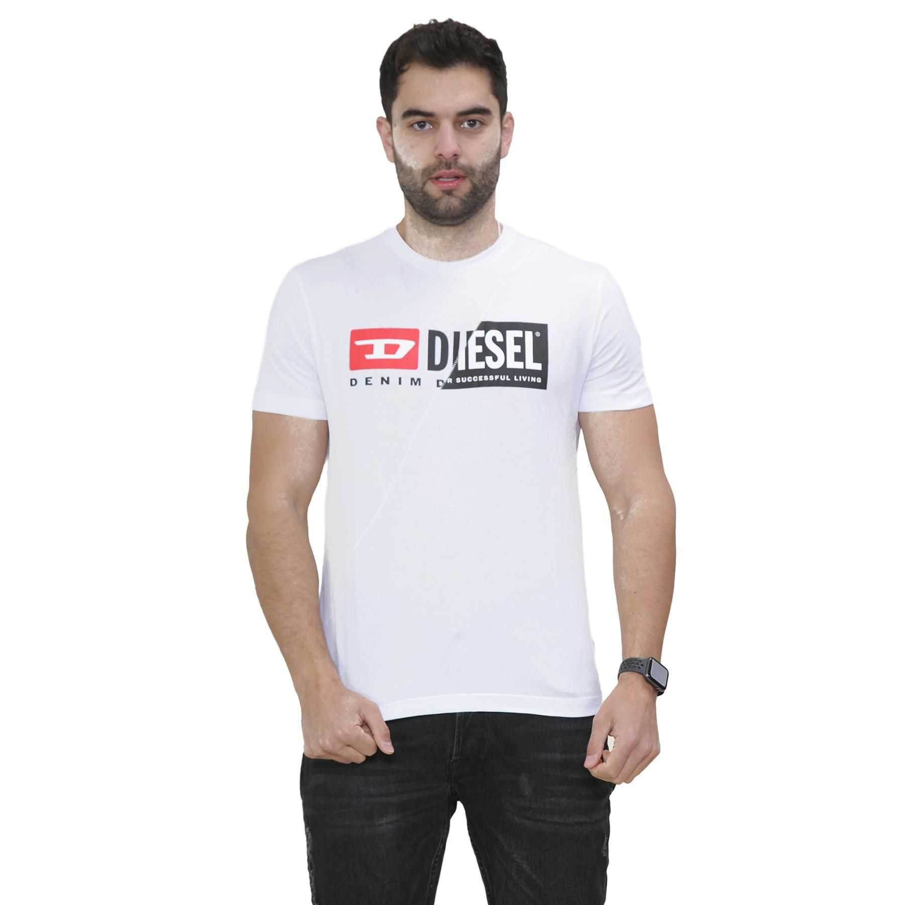 konservativ vejkryds skrive Diesel Mens Short Sleeve Logo T Shirt | T-Diego Cuty