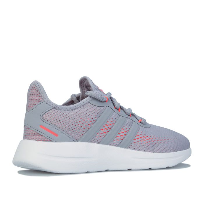Womens adidas Lite Racer RBN 2.0  Trainers in grey.- Printed mesh upper.- Lace closure.- Regular fit.- Light and breathable feel.- 3-Stripes to sides.- Woven adidas linear brand tab on tongue.- Cushioned Cloudfoam midsole.- Sculpted midsole.- Anti-slip rubber outsole.- Textile and synthetic upper  Textile lining  Synthetic sole.- Ref.: FW3901
