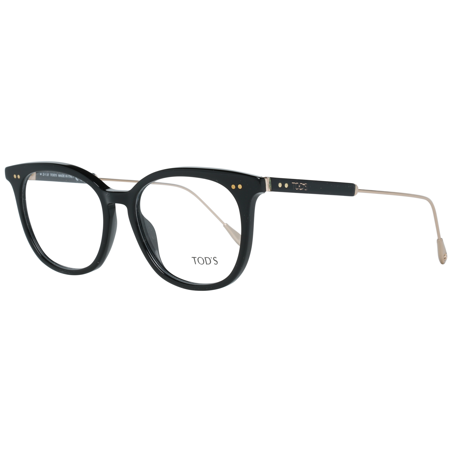 Tods Optical Frame TO5202 001 52 Women
Frame color: Black
Size: 52-16-145
Lenses width: 52
Lenses heigth: 46
Bridge length: 16
Frame width: 137
Temple length: 145
Shipment includes: Case, Cleaning cloth
Style: Full-Rim
Spring hinge: No