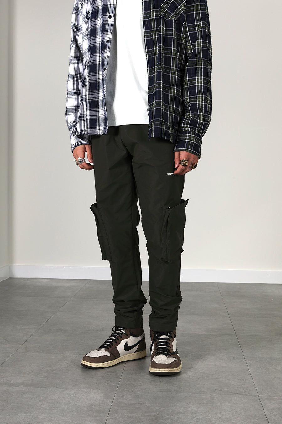 Khaki Utility Cargo Pants