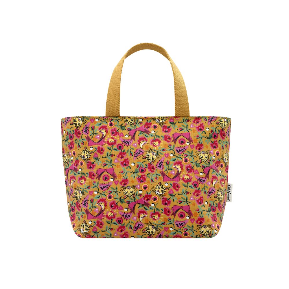 Lunch Tote - Pinball Ditsy - Yellow