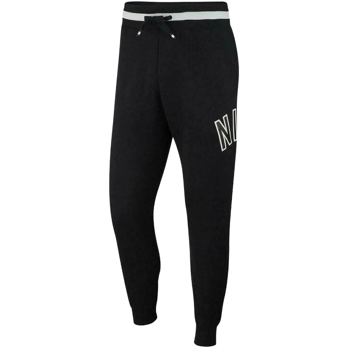 Nike Air Mens Zip Through Tracksuit Set Full In Black