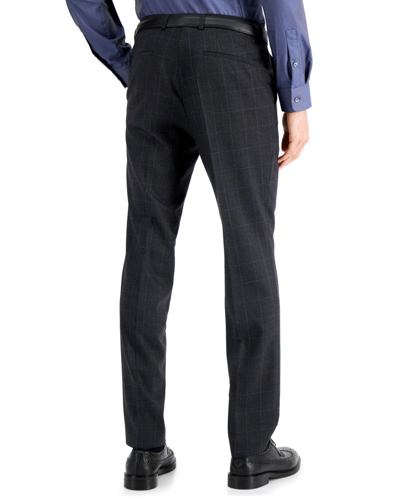 Color: Grays Size Type: Regular Bottoms Size (Men's): 34 Inseam: 32 Type: Pants Style: Dress Pants Occasion: Formal Material: 100% Wool Stretch: YES
