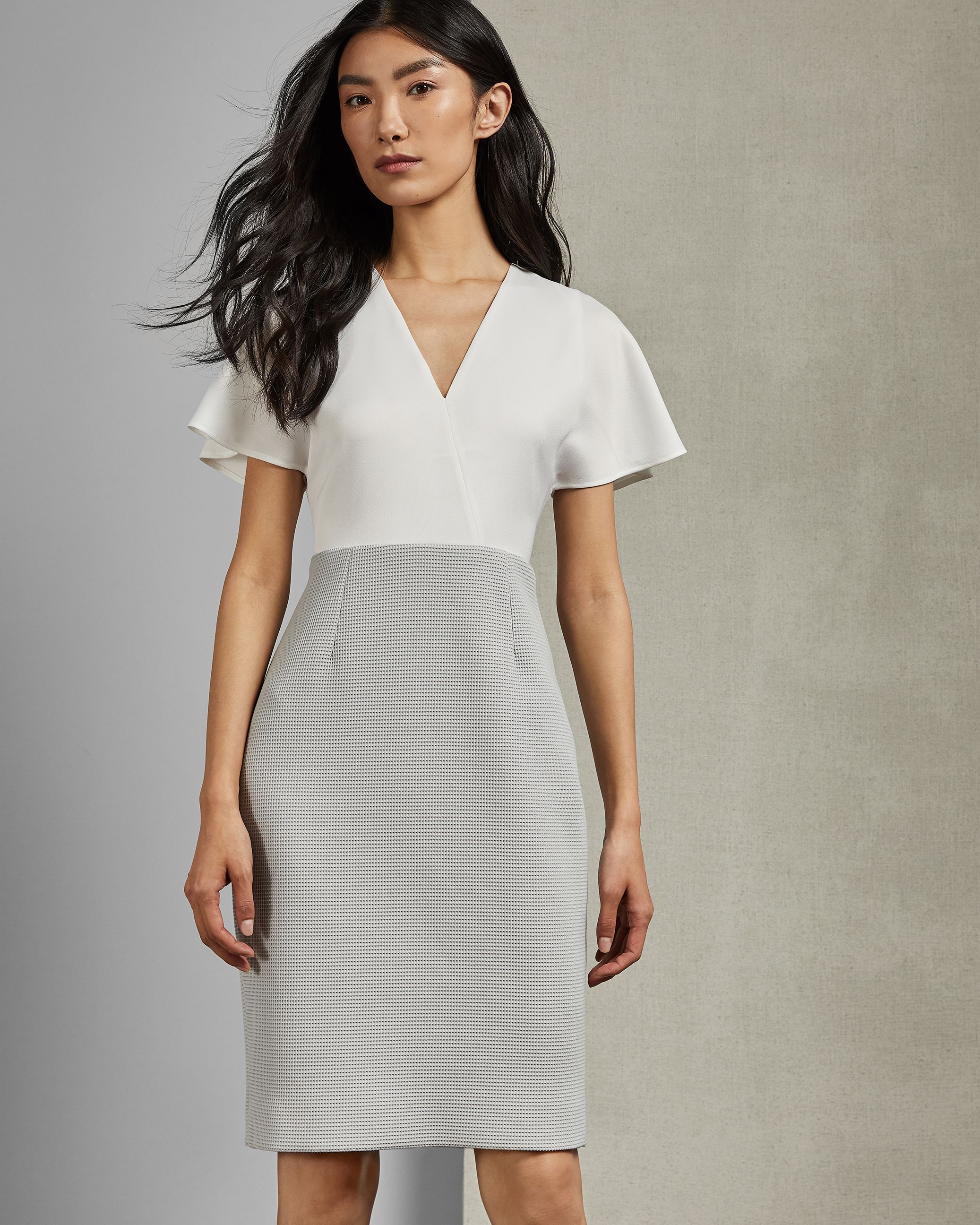 ted baker tea length dress