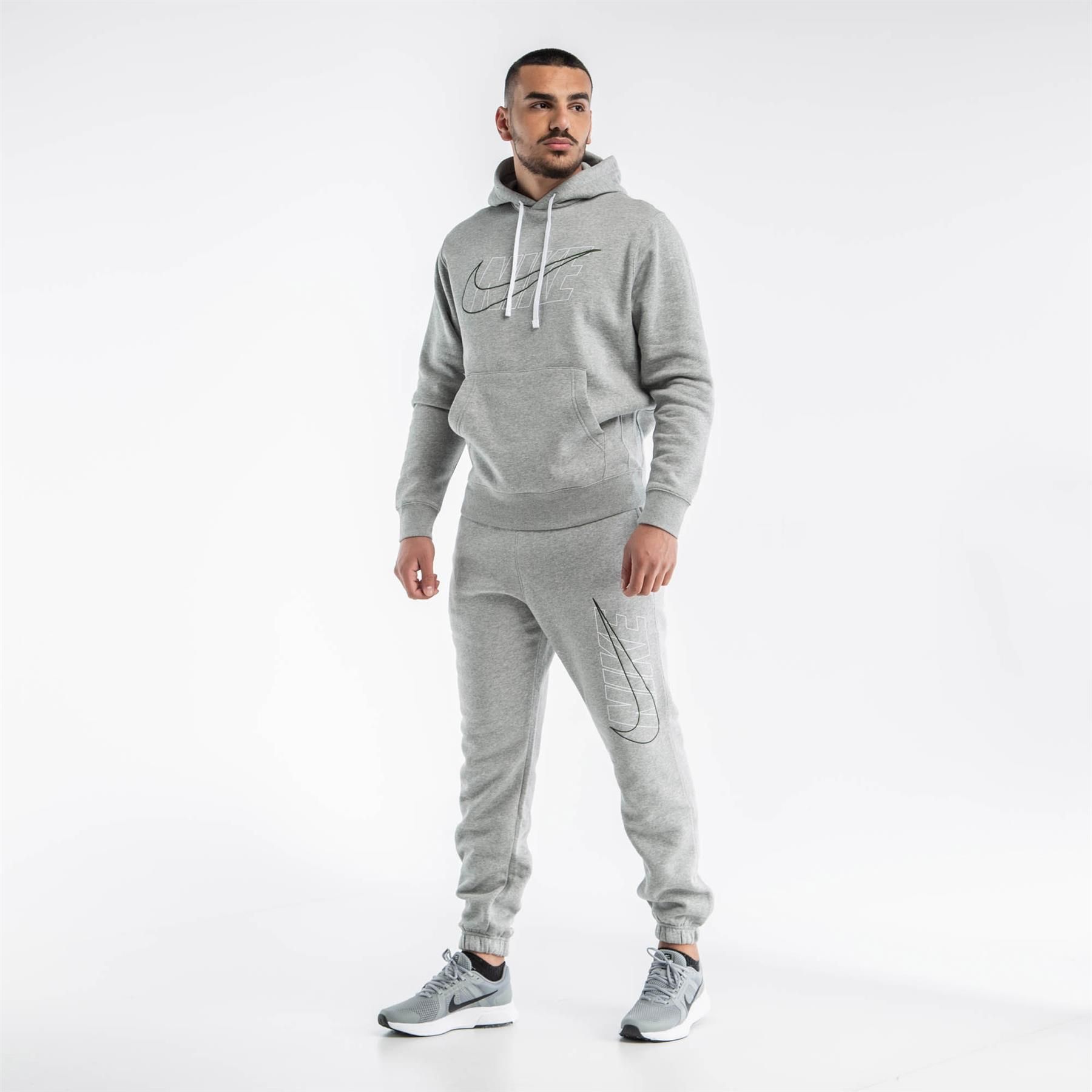 Nike Mens Club Tracksuit Set In Grey