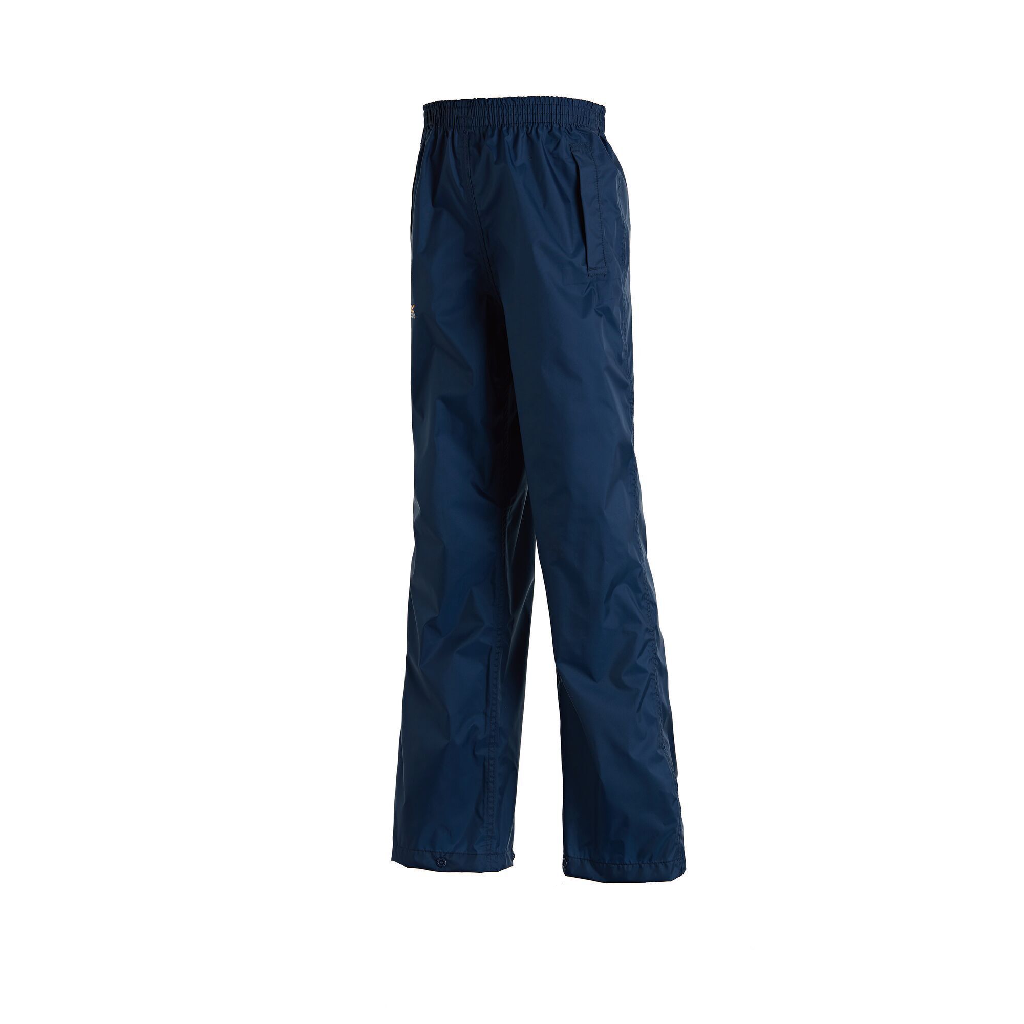 The Pack-it is our boys Outdoor Adventure unlined packable overtrouser designed for wet weather fun. The rainy weather fighters are made from our Isolite fabric with lightweight, waterproof, breathable and wind resistant powers. The handy stuff sack is perfect for stowing away in school bags. Pair with the matching Pack-it Jacket for full protection. 100% Polyester. Regatta Kids Sizing (waist approx): 2 Years (52-53cm), 3-4 Years (53-54cm), 5-6 Years (55-57cm), 7-8 Years (58-60cm), 9-10 Years (61-64cm), 11-12 Years (65-67cm), 26
