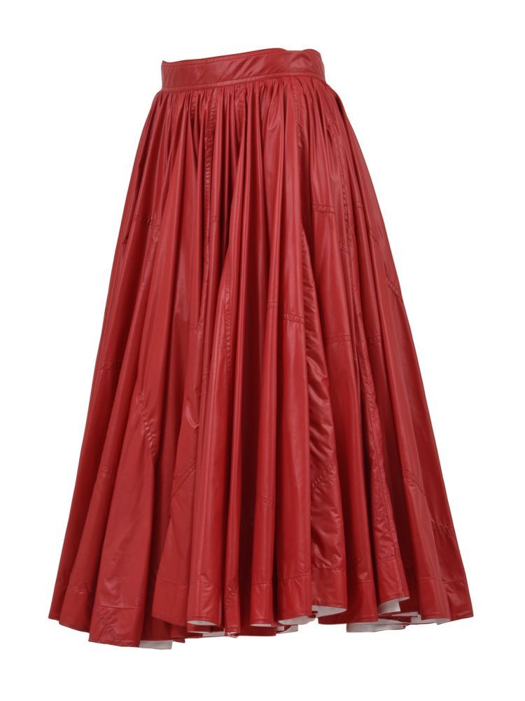 A-line skirt from Calvin Klein 205w39nyc with pleats and a high-waist.