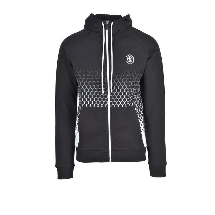 Brand: Bikkembergs
Gender: Men
Type: Sweatshirts
Season: Spring/Summer

PRODUCT DETAIL
• Color: black
• Pattern: print
• Fastening: with zip
• Sleeves: long
• Collar: hood

COMPOSITION AND MATERIAL
• Composition: -95% cotton -5% spandex 
•  Washing: machine wash at 30°