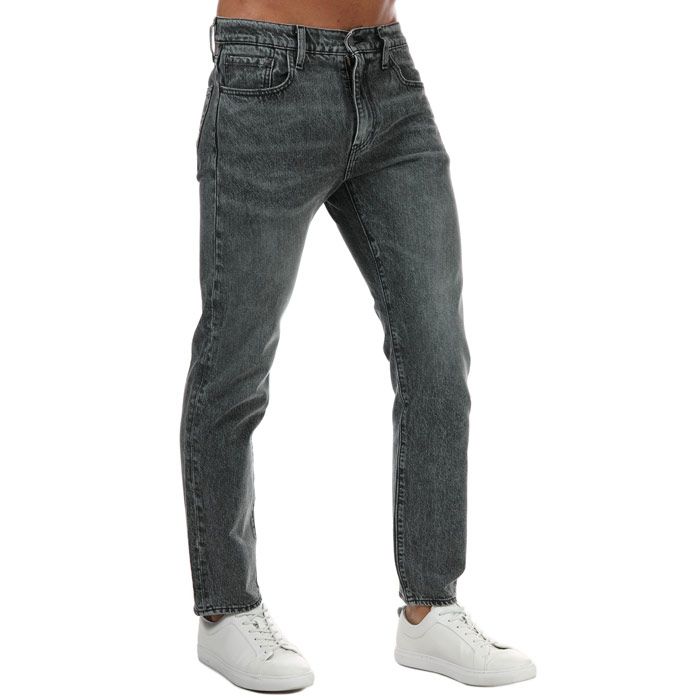 Heren Kleding voor voor Jeans voor Tapered jeans DIESEL Denim Jeans Met Toelopende Pijpen in het Grijs voor heren 