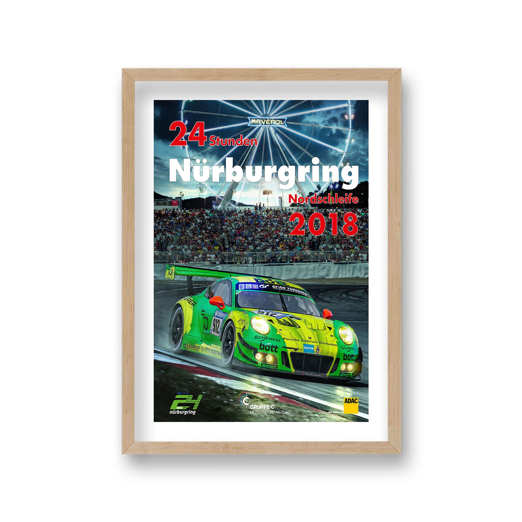 Motor Racing Poster Nurburgring 2018