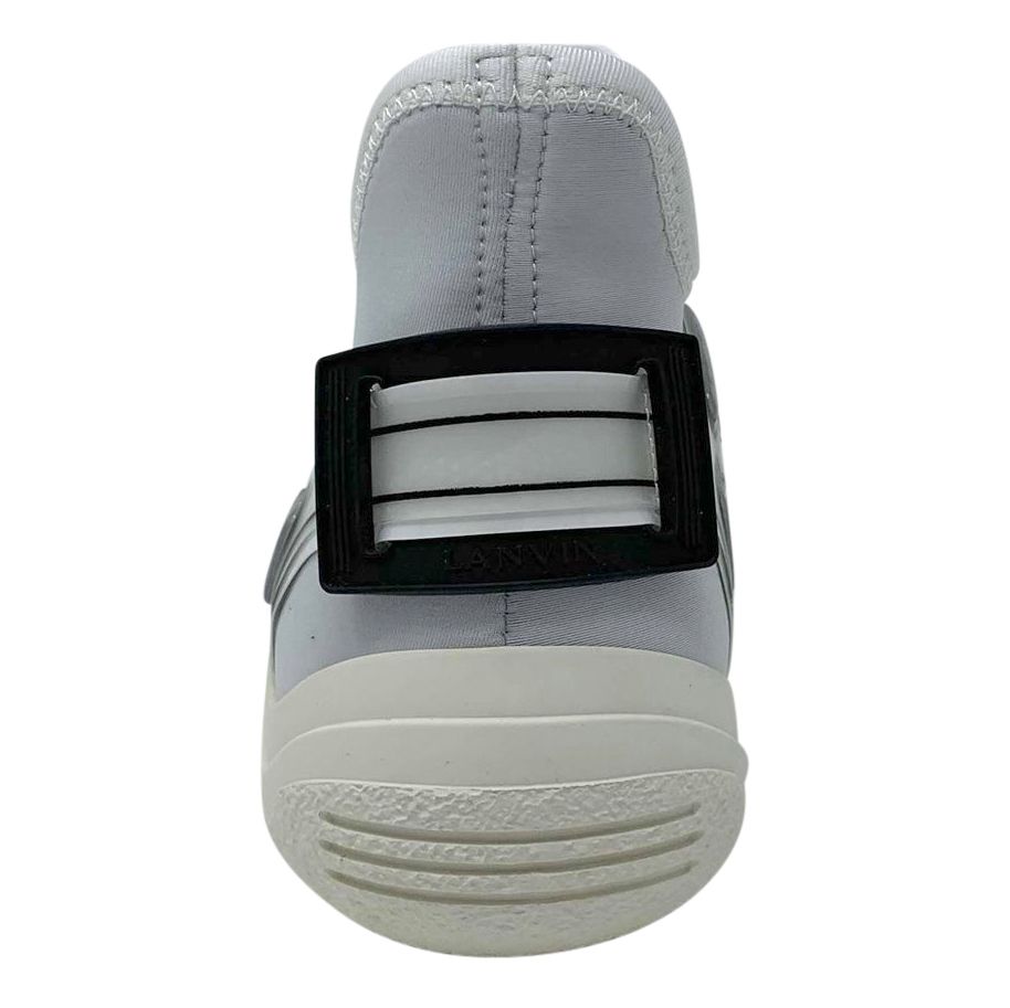 Lanvin Mid Top Neoprene Diving Sneaker FM-SKDMIN-NEOP-A18 Mens Trainers. 100% Nubuck Calfskin Leather. Rubber Sole. Mid-top white and light grey Diving sneaker. Code:  FM-SKDMIN-NEOP-A18. Light Grey Lanvin Trainer