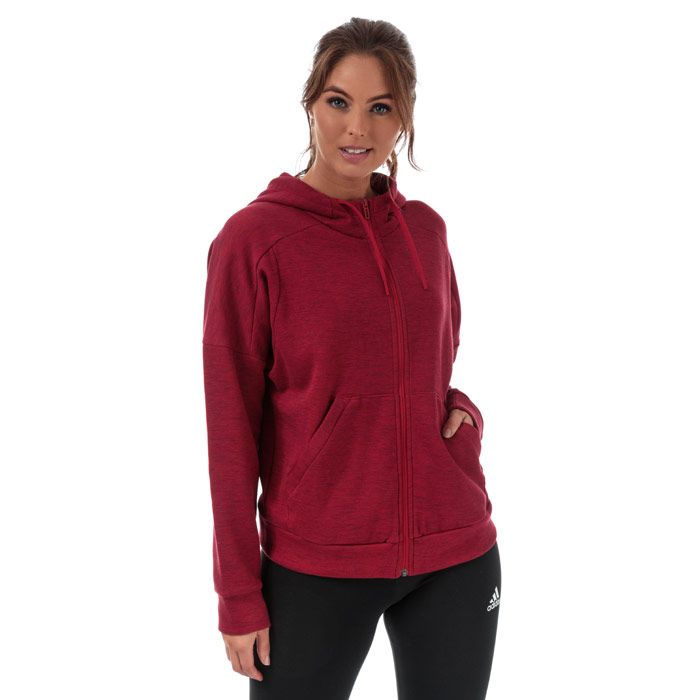 burgundy adidas zip up hoodie