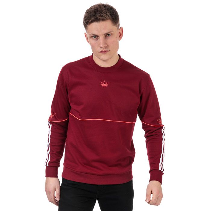 burgundy adidas outfit