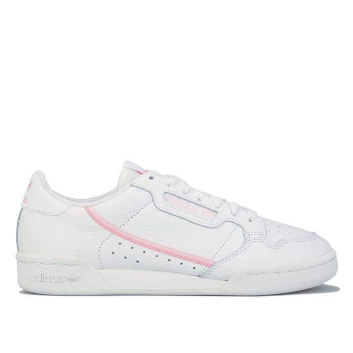 Women's adidas Originals Continental 80 Trainers White Pink