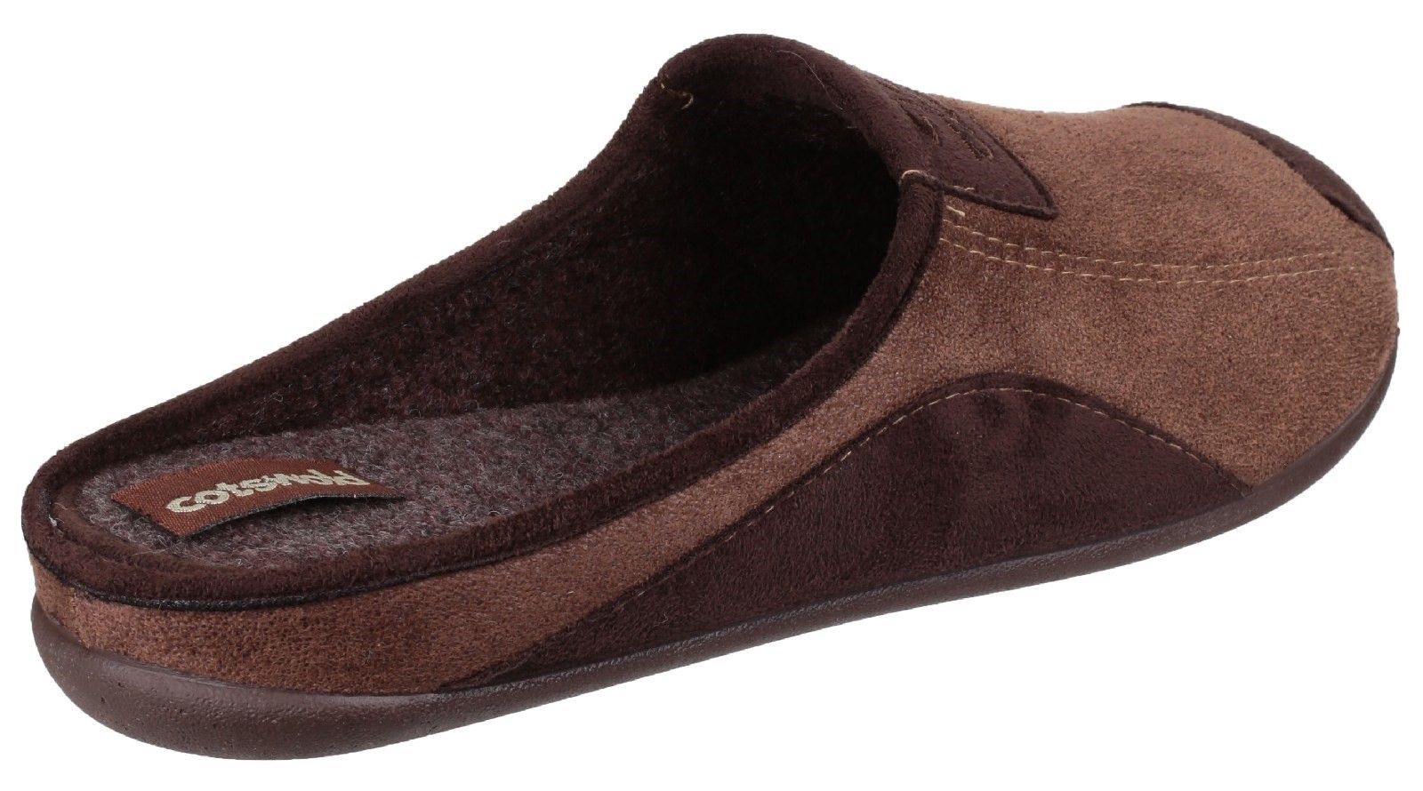Cotswold Men's Westwell Slipper - Black, UK 7 / EU 41, Slip-On Mule With Rubber Sole - View #7