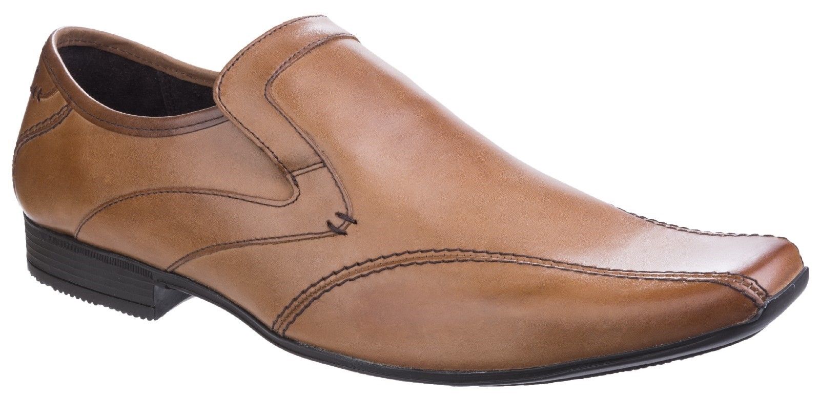 Sphere Excel from the Base London larger size mens shoe collection. Quality rich leather upper gives this loafer a traditionally smart look, whilst soft suede lining makes this shoe comfortable to wear. Designed for guys blessed with bigger feet. High quality leather uppers give a smart and sophisticated look. 
Quality suede lining provides added comfort with a soft touch. 
Rubber sole provides added grip to give a secure step.