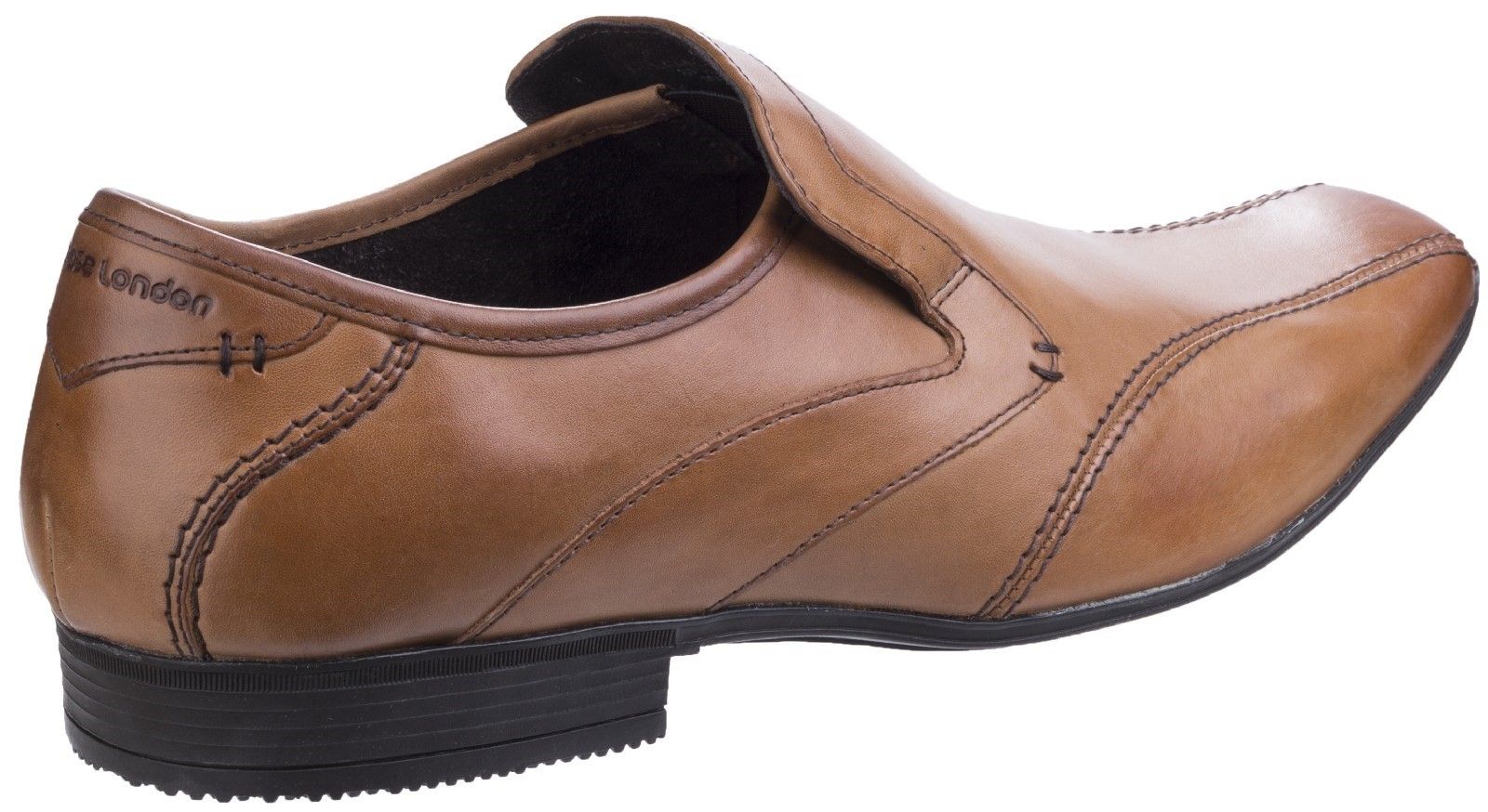 Sphere Excel from the Base London larger size mens shoe collection. Quality rich leather upper gives this loafer a traditionally smart look, whilst soft suede lining makes this shoe comfortable to wear. Designed for guys blessed with bigger feet. High quality leather uppers give a smart and sophisticated look. 
Quality suede lining provides added comfort with a soft touch. 
Rubber sole provides added grip to give a secure step.