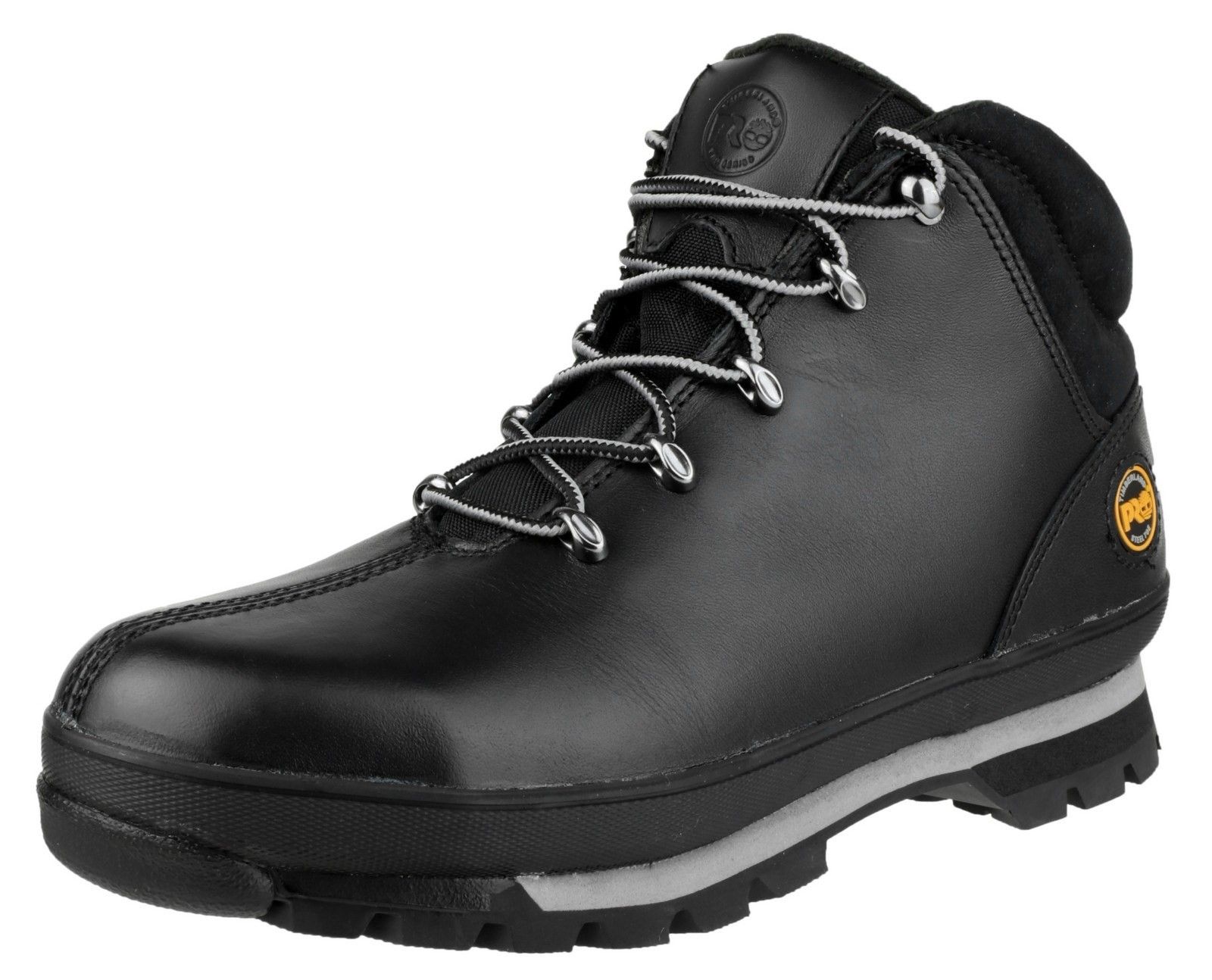 The Timberland PRO Splitrock series offers the best in craftsmanship, safety and classic styling. Featuring rugged materials, durable protection and slip-resistant outsoles for superior performance. Excel on the jobsite with Timberland PRO.Impact and compression resistant toe cap. 
Anti-static with an energy absorbing heel. 
Water resistant premium full grain leather upper. 
Penetration resistant midsole for flexible underfoot protection. 
High heat resistant to 300 degrees.
