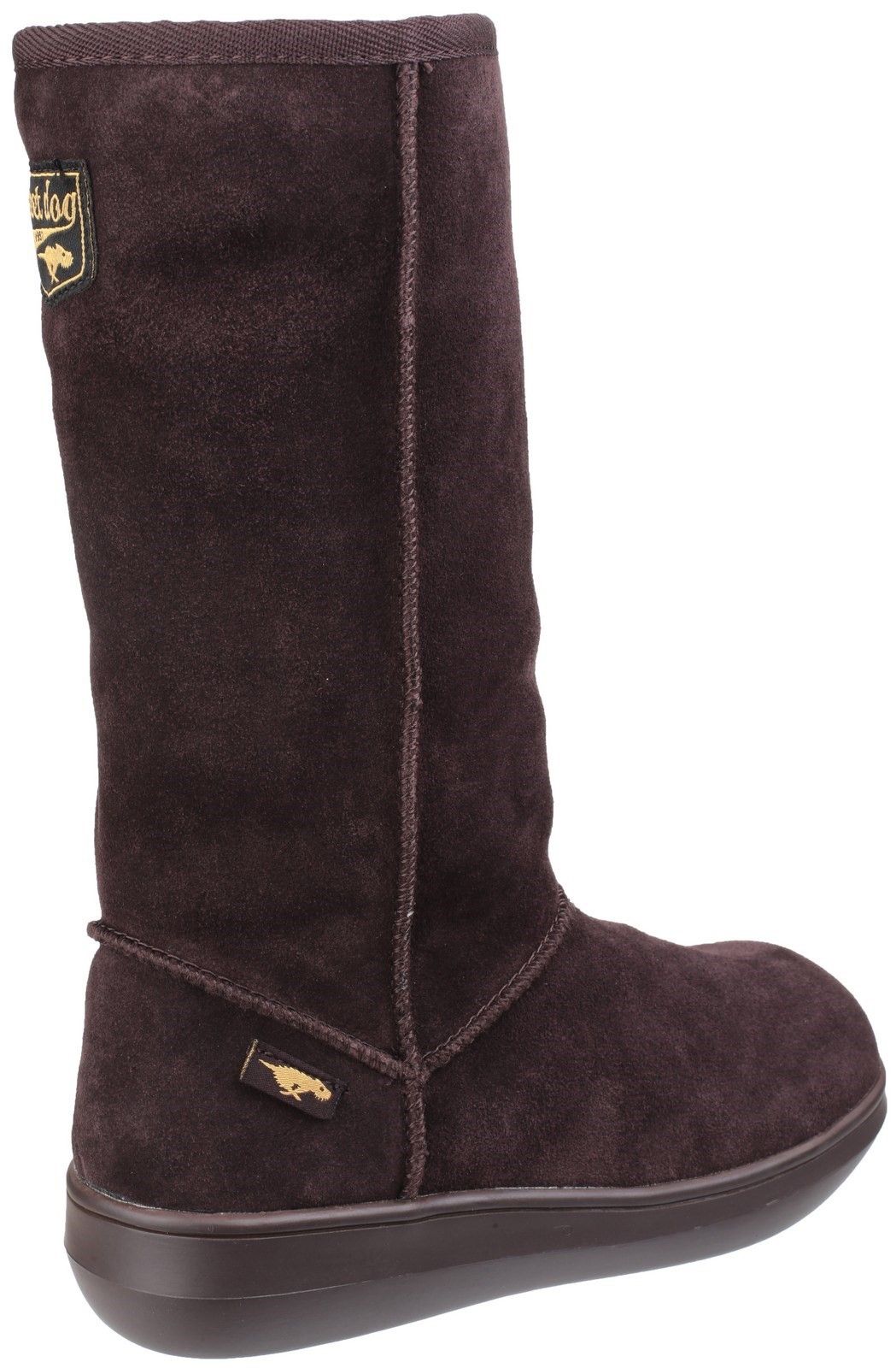 Sugar Daddy - the boot we all love! Soft and stylish suede upper that makes this boot good to look at, whilst a faux shearling lining adds great comfort whilst being worn. This pull on boot style is always a hit each winter. Stylish suede upper. 
Faux shearling, textile lining for a soft touch when being worn. 
Durable and flexible rubber sole.